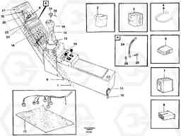 48988 Cable harness, side panel, right EW200 ?KERMAN ?KERMAN EW200, Volvo Construction Equipment