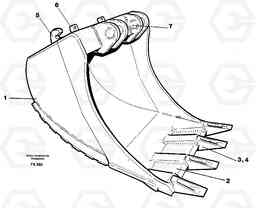 35233 Buckets for Quickfit withcast cutting edges EW200 ?KERMAN ?KERMAN EW200, Volvo Construction Equipment