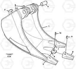 51916 Cable bucket EW200 ?KERMAN ?KERMAN EW200, Volvo Construction Equipment