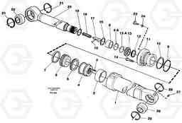 45672 Bucket cylinder EW200 ?KERMAN ?KERMAN EW200, Volvo Construction Equipment