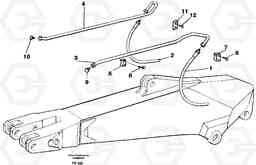 8097 Hammer hydraulics on dipper arm, 2.00 m, 2.40 m, 2.80 m. EW200 ?KERMAN ?KERMAN EW200, Volvo Construction Equipment