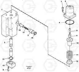 102635 Four-way valve, boom primary EW200 ?KERMAN ?KERMAN EW200, Volvo Construction Equipment