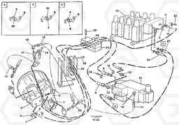 90180 Hydraulic system, feeding lines EW200 ?KERMAN ?KERMAN EW200, Volvo Construction Equipment