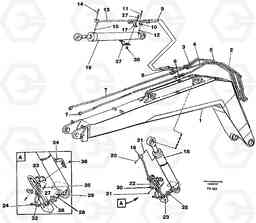 43920 Hydraulic system, boom 5.20 m EW200 ?KERMAN ?KERMAN EW200, Volvo Construction Equipment