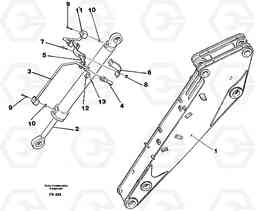 20616 Hydraulic system, dipperarm EW200 ?KERMAN ?KERMAN EW200, Volvo Construction Equipment