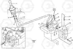 43678 Servo hydraulics, bucket EW200 ?KERMAN ?KERMAN EW200, Volvo Construction Equipment