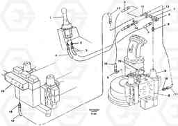 43680 Servo hydraulics, slewing EW200 ?KERMAN ?KERMAN EW200, Volvo Construction Equipment