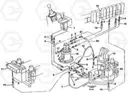 43687 Servo hydraulics, incl. dozer/outriggers and fuelmiser. EW200 ?KERMAN ?KERMAN EW200, Volvo Construction Equipment