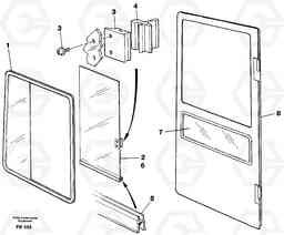 18719 Sliding window EW200 ?KERMAN ?KERMAN EW200, Volvo Construction Equipment