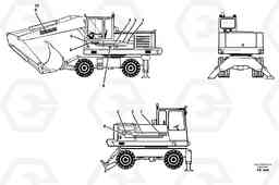 94792 External stripes EW200 ?KERMAN ?KERMAN EW200, Volvo Construction Equipment