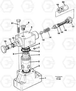 46648 Pressure lim. valve EW200 ?KERMAN ?KERMAN EW200, Volvo Construction Equipment