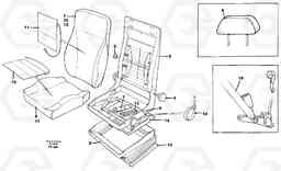 12820 Operator's seat Be-ge EW200 ?KERMAN ?KERMAN EW200, Volvo Construction Equipment