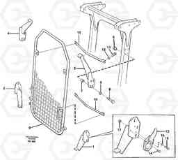50234 Windscreen protection incl. roof guard EW200 ?KERMAN ?KERMAN EW200, Volvo Construction Equipment