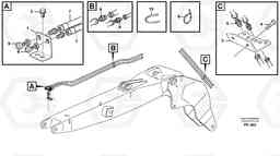 46881 Grab equipm./adj. boom incl. switch valve 5.1 m EW200 ?KERMAN ?KERMAN EW200, Volvo Construction Equipment