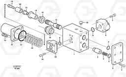 97908 Hose rupture valve, dipper arm EW200 ?KERMAN ?KERMAN EW200, Volvo Construction Equipment