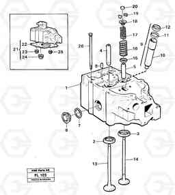 33800 Cylinder head. EC450 ?KERMAN ?KERMAN EC450 SER NO - 1781, Volvo Construction Equipment