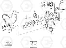 55454 Timing gear casing and gears EC450 ?KERMAN ?KERMAN EC450 SER NO - 1781, Volvo Construction Equipment