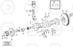 33802 Crankshaft and related parts EC450 ?KERMAN ?KERMAN EC450 SER NO - 1781, Volvo Construction Equipment