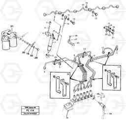 78834 Fuel pipes: injector EC450 ?KERMAN ?KERMAN EC450 SER NO - 1781, Volvo Construction Equipment