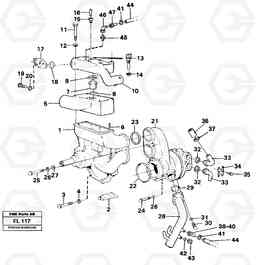 94703 Thermostat housing EC450 ?KERMAN ?KERMAN EC450 SER NO - 1781, Volvo Construction Equipment