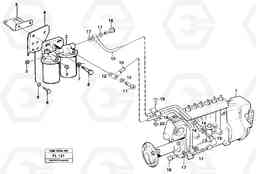 28207 Fuel pipes: Injection pump - fuel filter EC450 ?KERMAN ?KERMAN EC450 SER NO - 1781, Volvo Construction Equipment