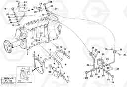 94431 Injection pump: lubricating pipe EC450 ?KERMAN ?KERMAN EC450 SER NO - 1781, Volvo Construction Equipment