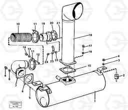 101079 Exhaust system EC450 ?KERMAN ?KERMAN EC450 SER NO - 1781, Volvo Construction Equipment