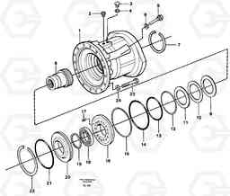 35727 Multi-disc brake EC450 ?KERMAN ?KERMAN EC450 SER NO - 1781, Volvo Construction Equipment