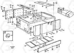 32594 Frame, engine cover rear EC450 ?KERMAN ?KERMAN EC450 SER NO - 1781, Volvo Construction Equipment