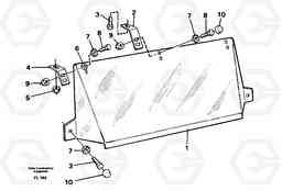 34151 Sun visor, outer EC450 ?KERMAN ?KERMAN EC450 SER NO - 1781, Volvo Construction Equipment