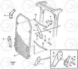 1584 Windscreen protection on protection over cab EC450 ?KERMAN ?KERMAN EC450 SER NO - 1781, Volvo Construction Equipment