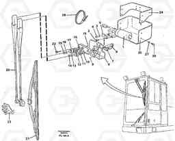 39582 Windscreen wiper, upper EC450 ?KERMAN ?KERMAN EC450 SER NO - 1781, Volvo Construction Equipment