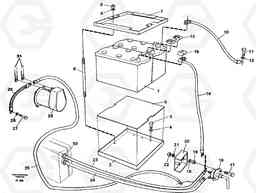 28212 Battery, with assembling details EC450 ?KERMAN ?KERMAN EC450 SER NO - 1781, Volvo Construction Equipment