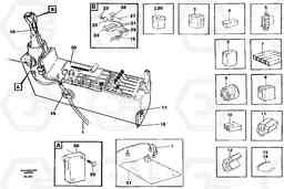 50400 Cable harness, side panel, left EC450 ?KERMAN ?KERMAN EC450 SER NO - 1781, Volvo Construction Equipment