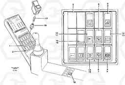 29558 Rocker switch panel EC450 ?KERMAN ?KERMAN EC450 SER NO - 1781, Volvo Construction Equipment