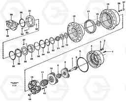 106781 Planetary gear, travel EC450 ?KERMAN ?KERMAN EC450 SER NO - 1781, Volvo Construction Equipment