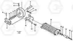 29573 Front wheel, spring package and tension cylinder EC450 ?KERMAN ?KERMAN EC450 SER NO - 1781, Volvo Construction Equipment