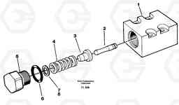35744 Pressure limiting valve EC450 ?KERMAN ?KERMAN EC450 SER NO - 1781, Volvo Construction Equipment