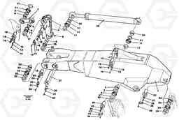 62645 Backhoe dipper arm incl. connections, 2.5m 3.5m EC450 ?KERMAN ?KERMAN EC450 SER NO - 1781, Volvo Construction Equipment