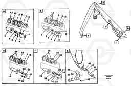 33939 Attachements, handling equipment, 2 pcs EC450 ?KERMAN ?KERMAN EC450 SER NO - 1781, Volvo Construction Equipment