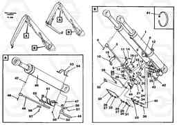 35838 Cylinder hydraulics, handling boom 8.6m, 7.0m EC450 ?KERMAN ?KERMAN EC450 SER NO - 1781, Volvo Construction Equipment