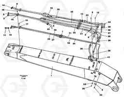 35844 Tubes, assembly, handling dipper arm 4.37m EC450 ?KERMAN ?KERMAN EC450 SER NO - 1781, Volvo Construction Equipment