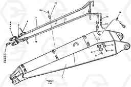 81075 Tubes, assembly, jib 3.25m EC450 ?KERMAN ?KERMAN EC450 SER NO - 1781, Volvo Construction Equipment