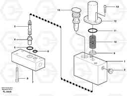 59697 Thermostatic valve EC450 ?KERMAN ?KERMAN EC450 SER NO - 1781, Volvo Construction Equipment