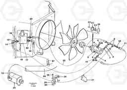 92985 Hydraulic system, oil cooler EC450 ?KERMAN ?KERMAN EC450 SER NO - 1781, Volvo Construction Equipment