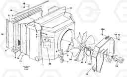 33291 Hydraulic oil cooler EC450 ?KERMAN ?KERMAN EC450 SER NO - 1781, Volvo Construction Equipment