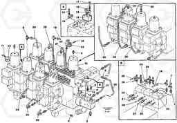 33297 Main valve assembly, tubes connections EC450 ?KERMAN ?KERMAN EC450 SER NO - 1781, Volvo Construction Equipment