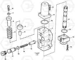 4436 Fourway valve, transport primary and secondary EC450 ?KERMAN ?KERMAN EC450 SER NO - 1781, Volvo Construction Equipment