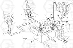 33340 Servo hydraulics, dipper arm EC450 ?KERMAN ?KERMAN EC450 SER NO - 1781, Volvo Construction Equipment