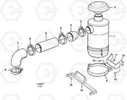 35750 Oil bath filter EC450 ?KERMAN ?KERMAN EC450 SER NO - 1781, Volvo Construction Equipment